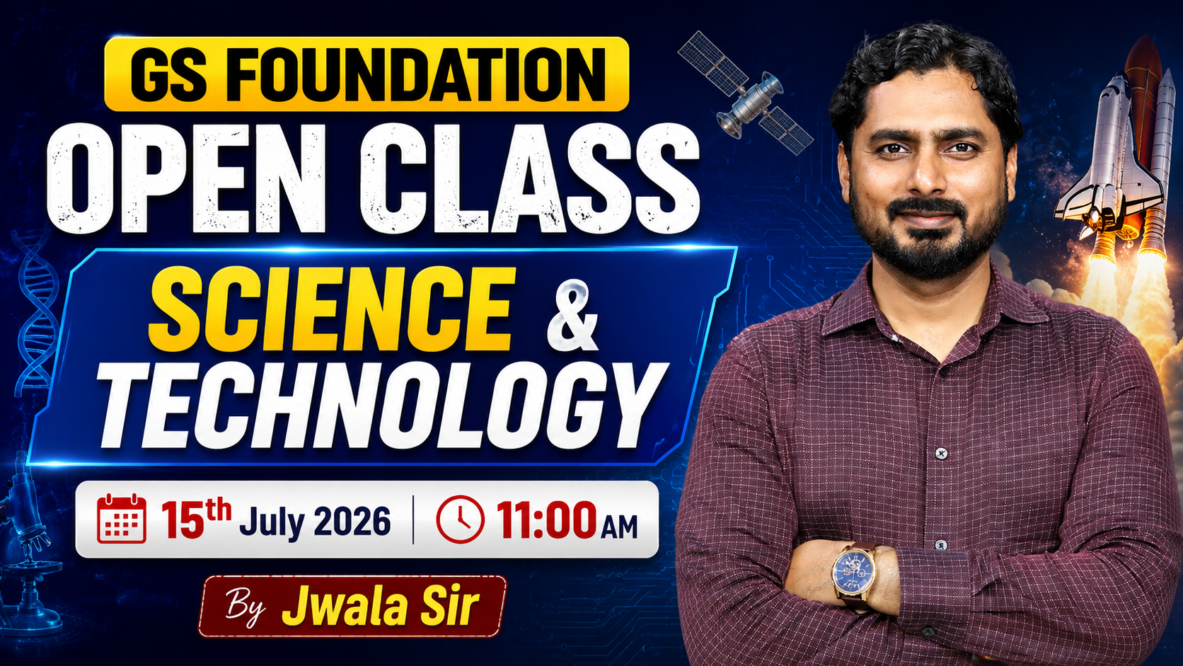 GS Foundation 2027 | Science & Tech Open Class 